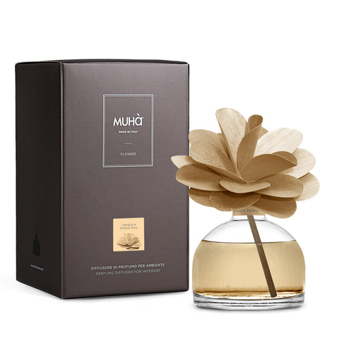 MUHA FLOWER DIFFUSORE VANIGLIA & AMBRA 200 ML