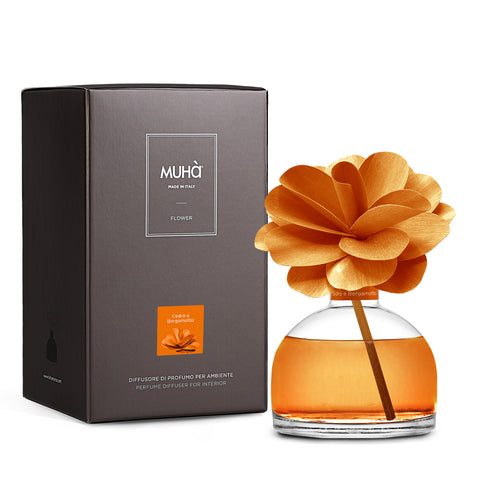 MUHA FLOWER DIFFUSORE CEDRO & BERGAMOTTO 200 ML