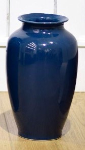 HANNA VASO  PORCELLANA BLU 17X17X28