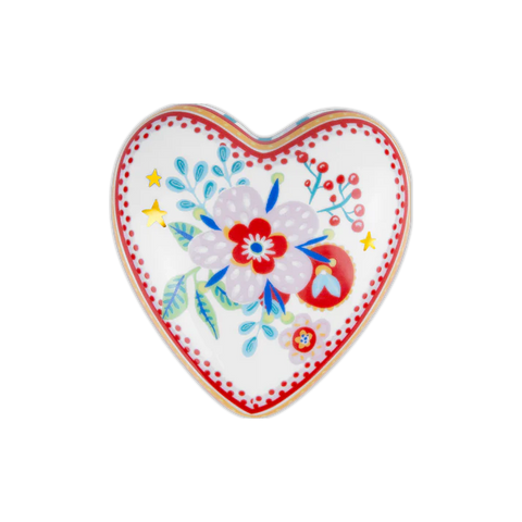 Baci Milano Cuore Grande in Porcellana - Mamma Mia 12X11.5X4