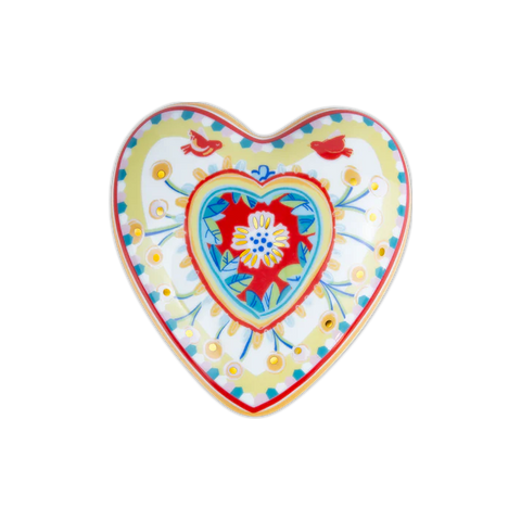 Baci Milano Cuore Grande in Porcellana - Mamma Mia 12X11.5X4