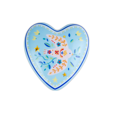 Baci Milano Cuore Grande in Porcellana - Mamma Mia 12X11.5X4