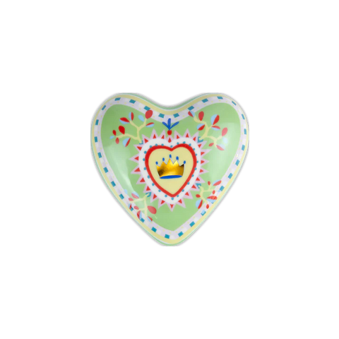 Baci Milano Cuore Piccolo in Porcellana - Mamma Mia 9.5X9.5X4