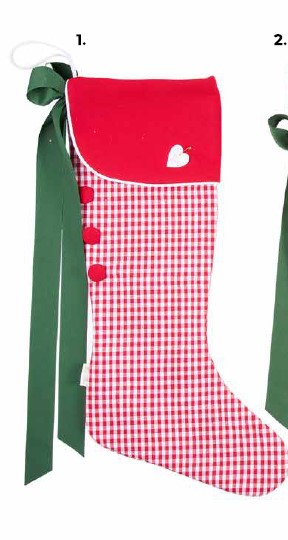 Sara's Idea calza befana media tessuto con fascia 27x48