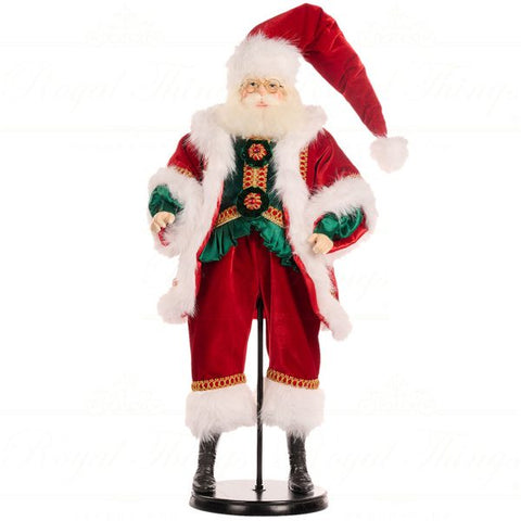 GOODWILL Bambola di Babbo Natale "Family Feast" 75 cm