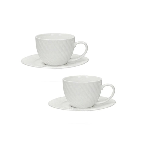 BRANDANI TAZZINA CAFFE OPTICAL SET 2 PZ NEW BONE  CHINA