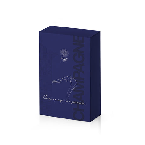 Pozzi Milano Pinza apri Champagne SILVER