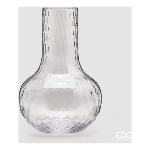 Edg Enzo De Gasperi Vaso d.26xh37 cm Optic Trasparente