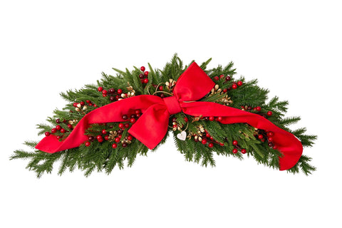 SARA'S IDEA LINEA SANTA CLAUS ARCHETTO 100X30 + FIOCCO VELLUTO 170X20