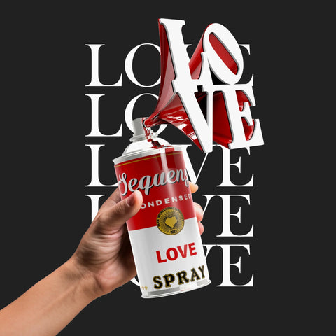 Sequenze Love Spray L’amore è nell’aria argento 22 cm (Copia)