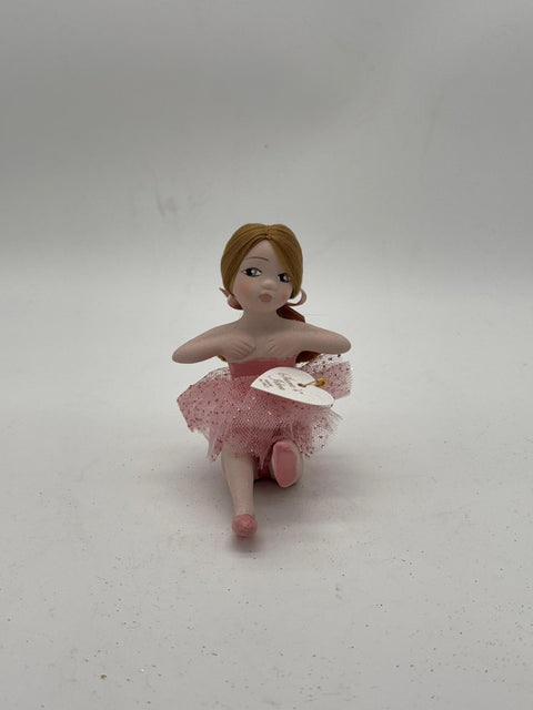 SARA'S IDEA BALLERINA PICCOLA IN PORCELLANA POSIZIONI ASSORTITE  H11
