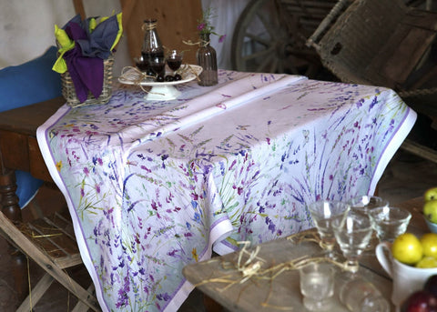 TESSITURA TOSCANA TELERIE SPIGO RUNNER DI LINO 50X170