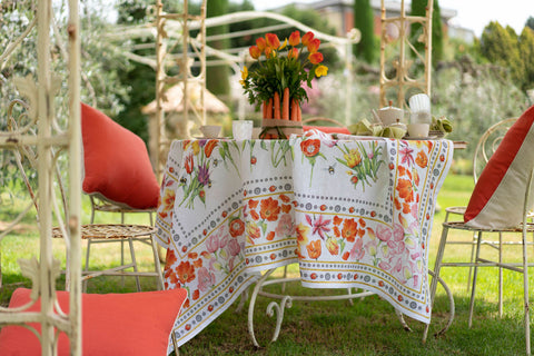 TESSITURA TOSCANA TELERIE TULI TOVAGLIA DI LINO 170X270
