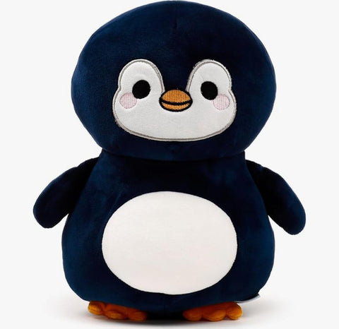 PUCKATOR CUSCINO DA VIAGGIO CON PELUCHE 2 IN 1 NICO IL PINGUINO