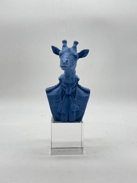 CHIARAELA SCULTURA GIRAFFA PICCOLA AVION BASE CRISTALLO 5X18