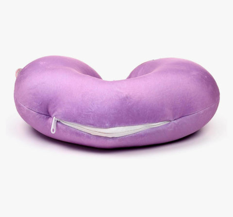 PUCKATOR CUSCINO DA VIAGGIO CON PELUCHE 2 IN 1 ASTRA L'UNICORNO