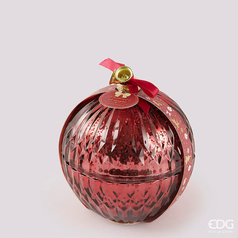 EDG ENZO DE GASPERI CANDELA SFERA CON PROFUMO D.11 C5 ROSSA