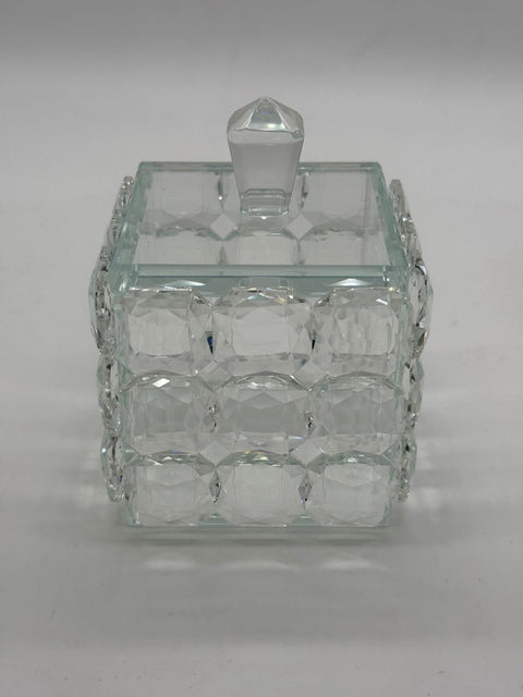 RANOLDI CRISTALLO PORTAGIOIE SCATOLA IN CRISTALLO 8X7X12