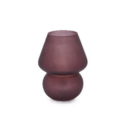 EDG Enzo De Gasperi Lampada da Tavolo Abat Jour Usb Satinata Malva d.12 h.15