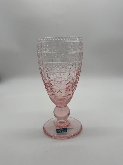 ONLYLUX BICCHIERI CASINO' CALICE ROSA 6 PZ H17