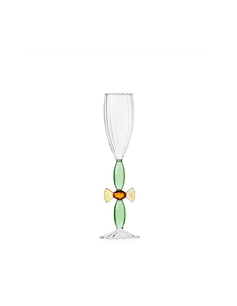 ICHENDORF Flute Caramella Ambra Stelo Verde