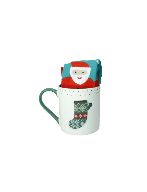 BRANDANI MUG CALZA NEW BONE CHINA C/CALZINI COTONE