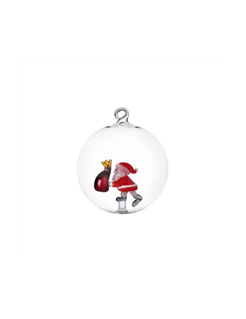 ICHENDORF Palla Natale Babbo Natale con Sacco Ambra