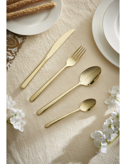 BRANDANI POSATA GOCCIA SET 24 PZ CHAMPAGNE  INOX/PVD