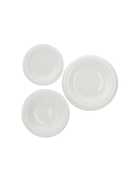 BRANDANI TAVOLA 18 PZ OPTICAL NEW BONE CHINA