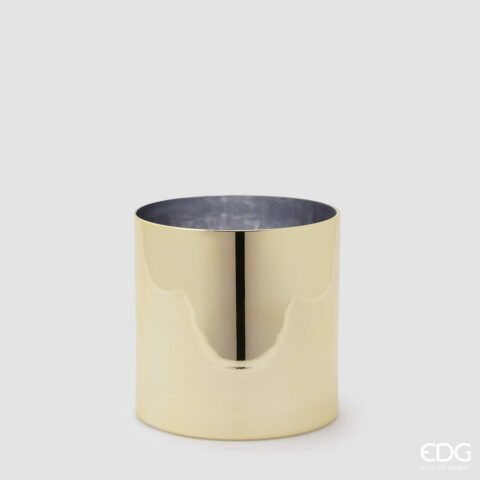 EDG Enzo De Gasperi Vaso Cilindro Oro H20 D20 NIDA
