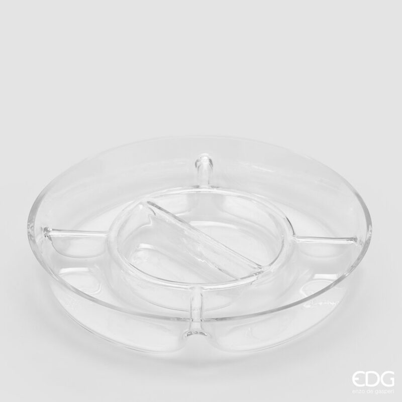 EDG Enzo De Gasperi Ciotola Rotonda 6 Scomparti D35 cm