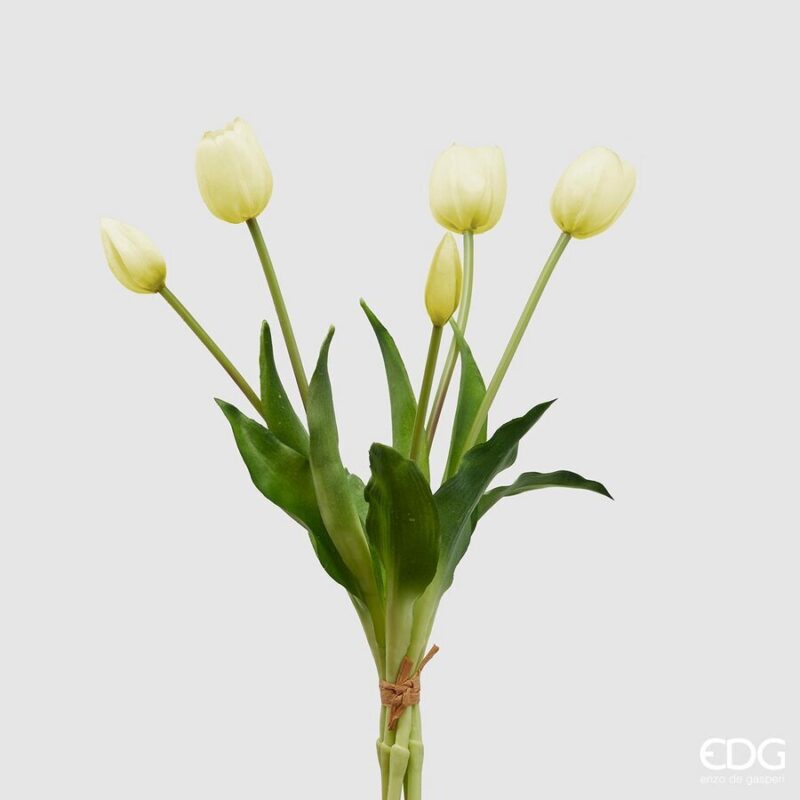 EDG Enzo de Gasperi Bouquet di tulipani Bianchi