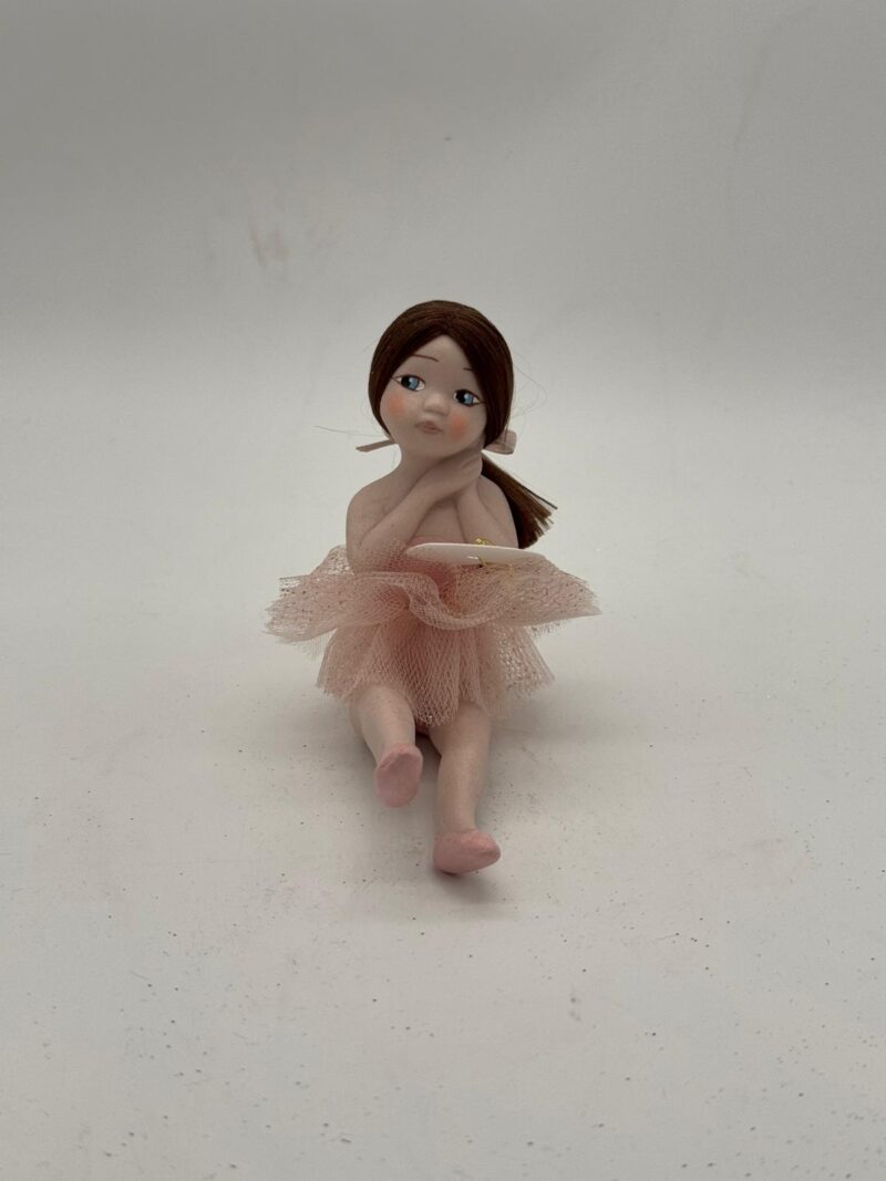 SARA'S IDEA BALLERINA PICCOLA IN PORCELLANA POSIZIONI ASSORTITE  H11 ROSA CIPRIA BRUNA