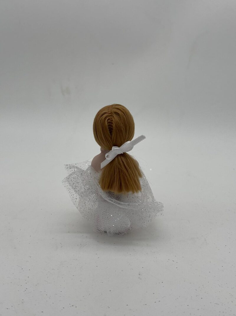 SARA'S IDEA BALLERINA PICCOLA IN PORCELLANA POSIZIONI ASSORTITE  H11 BIANCO BIONDA - immagine 2