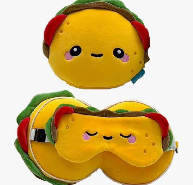 PUCKATOR CUSCINO DA VIAGGIO CON MASCHERA FRIDA IL TACO